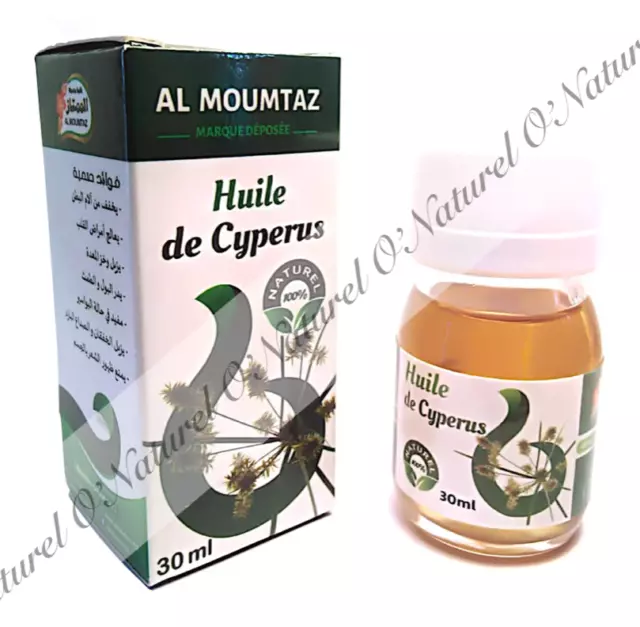 Huile de Souchet Cyperus 100% Pure Naturelle 30ml Tiger Nut Oil, Aceite de Chufa