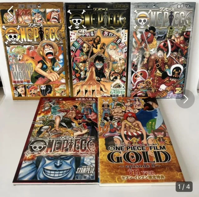 One Piece Film Vol.0, 7-11Ver.Gold, 777, 1000, 10089 Theater Limited Book  Movie