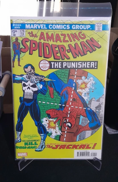 Amazing Spider-Man #129 Facsimile 2023 Edition Nm 1St App Punisher Reprint