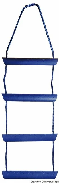 Escabeau Cordes/Plastique 10 Marches Marque Osculati 49.524.10