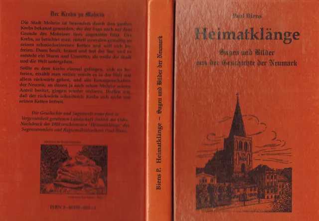 Biens, Heimatklänge, Sagen u Bilder a Geschichte d Neumark Ost-Brandenburg, 1994