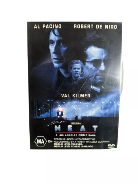 Heat (DVD, 1995) Crime Saga Free post Val Kilmer  Al Pacino Robert DeNiro