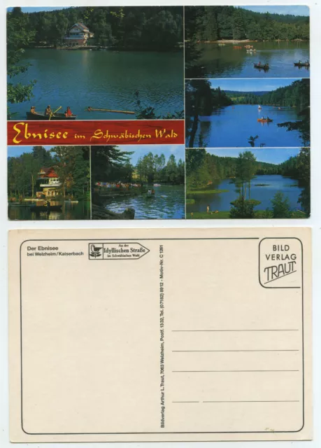 67307 - Der Ebnisee near Welzheim/Kaiserbach - old postcard