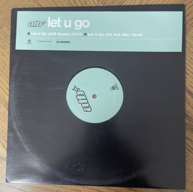 ATB - Let You Go German 12" DJ Promo Kontor Records 0117210KTRP