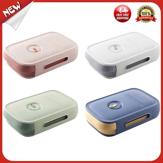 es Refrigerator Egg Storage Box Organizer Drawer Type Case Holder Kitchen Access