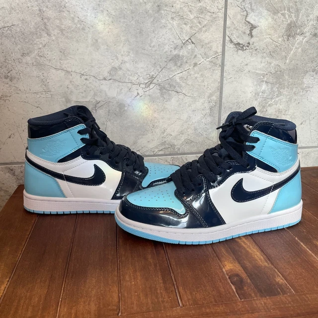 Nike Air Jordan 1 High Og Blue Chill White Shoe Box Womens 8.5 Nike Air Jordan 1 High Og Blue Chill White Shoe Box Womens 8.5