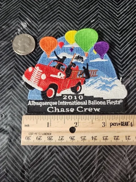 2010 Albuquerque International Balloon Fiesta Chase Crew Patch FREE SHIPPING!!
