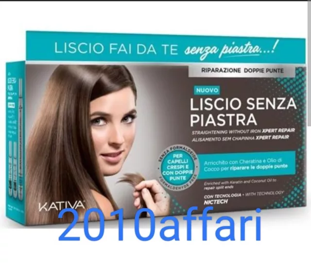 Kativa Kit Lisse Sans Fer à Cheveux Crépus Double Pointes - les de