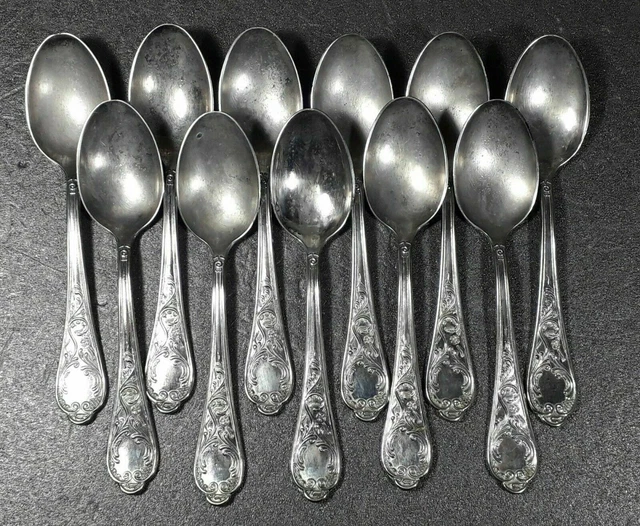 Löffel, versilbert, Italien, Epzing, vpcp, Vintage, alt
