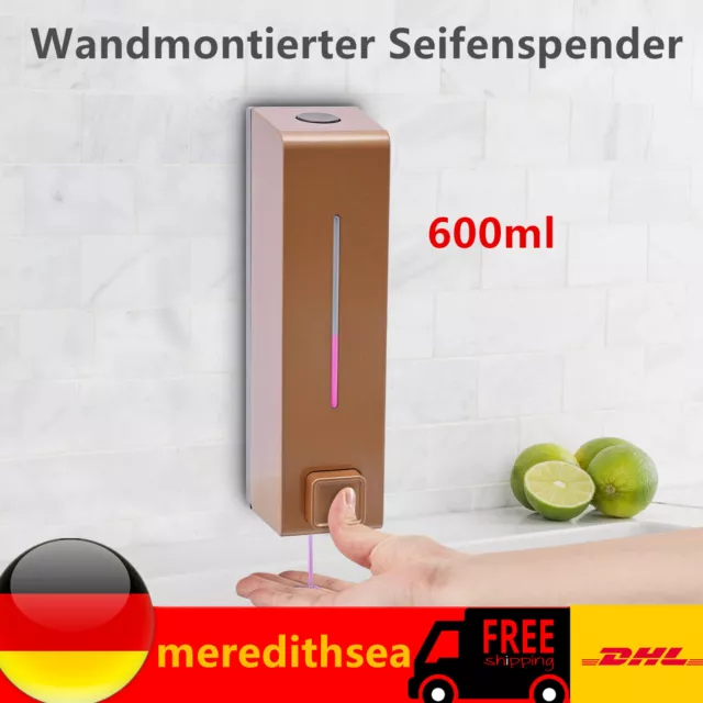 Manueller Seifenspender Wandmontierter Shampoo Conditioner Flüssigkeitsseifen