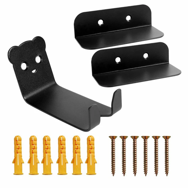 3PCS Bike Pedal Rack Hook Wall Mount Bracket Hanger Bicycle Holder Storage Rack 3
