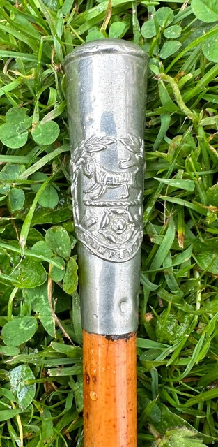 WW1 BRITISH ARMY Officers Swagger Stick,Hampshire Regiment Tf Original ...
