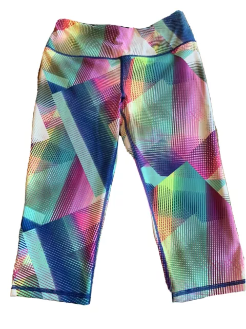 VSX Sport Victorias Secret Digi Print Knockout Crop Workout Legging M Medium NEW