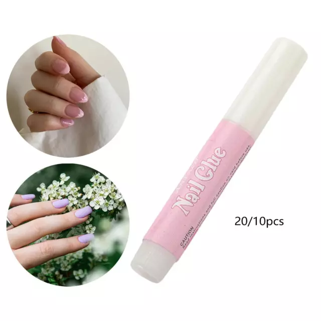 Nail Glue Séchage rapide Appuyez sur l'ongle pour les ongles en acrylique