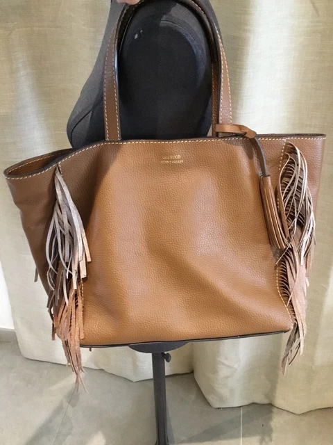 Sac De Voyage En Cuir Et Daim Loxwood - Beige, état D'occasion - Bel état
