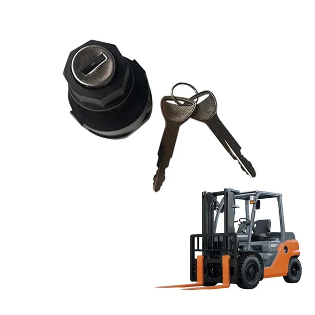 57590-23333-71 Ignition Switch with 2 Keys for  Forklift 4P Ignition Switch8795