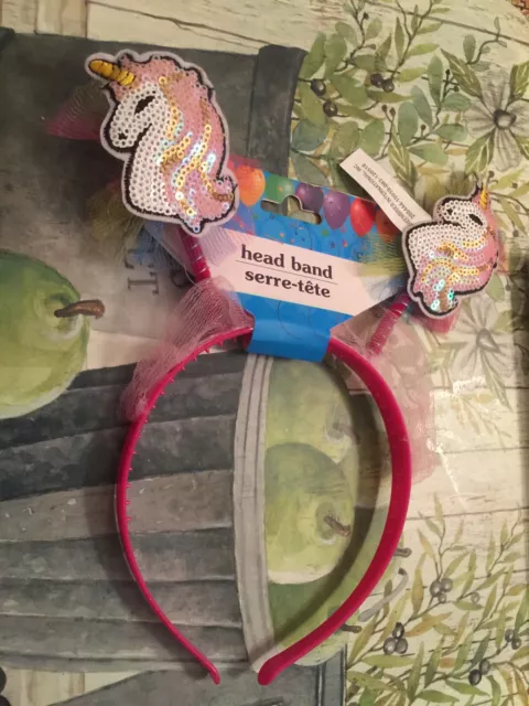 Unicorn Hairband For Girls. For Birthday, Theme Party , Dressup Play And More.