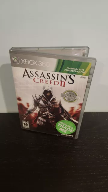 Assassin's Creed II 2 (Microsoft Xbox 360, 2009) - Complete CIB REG OR PLATNIUM