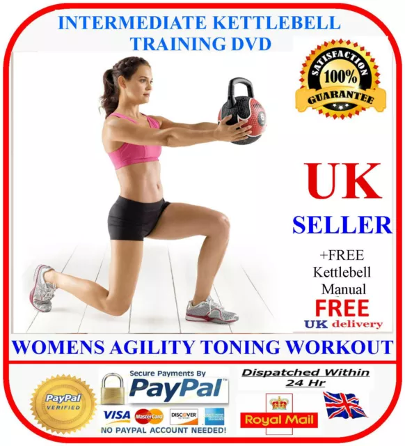 Kettlebell Training Women's Intermediate Fitness Guide for Fast Weight Loss DVD