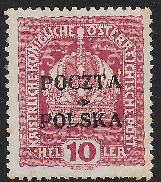 Poland stamps 1919 MI 32  MLH  F/VF
