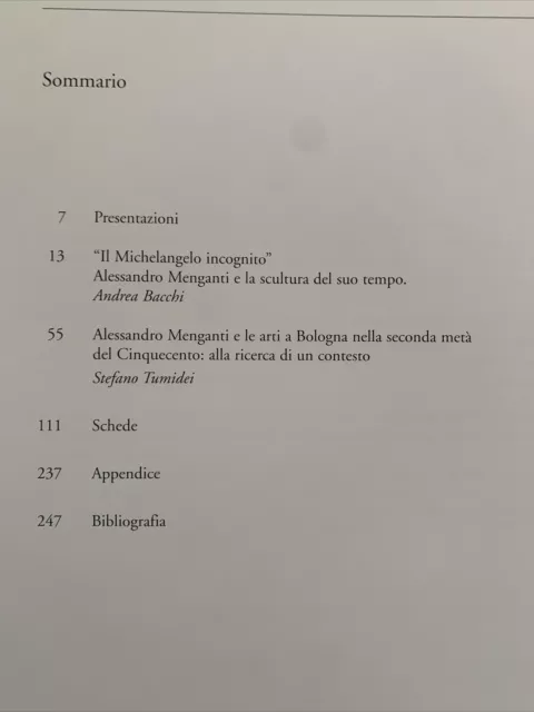 Il Michelangelo incognito. Alessandro Menganti e la scultura a Bologna nell'età# 2