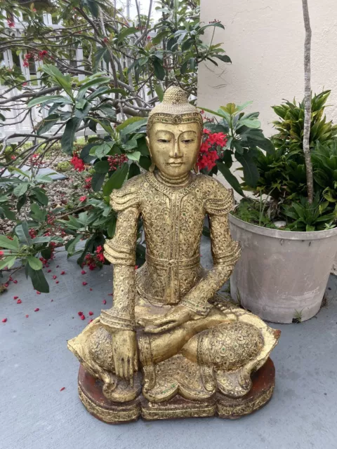 Rare Vintage Buddha Stature
