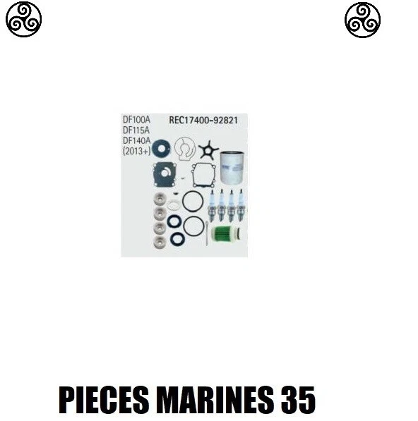 Kit Revision Pour Moteur Suzuki Df100A Df115A Df140A (2013 +) Oem 17400-92821