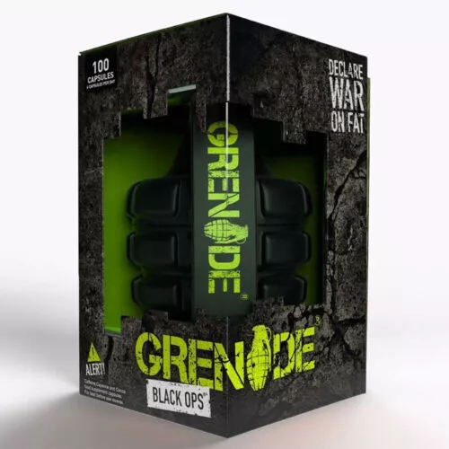 Grenade Official Thermo Black Ops 100 Caps Fat Burner Weight Loss