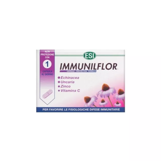 ESI integratore alimentare immunostimolante immunilflor 30 capsule