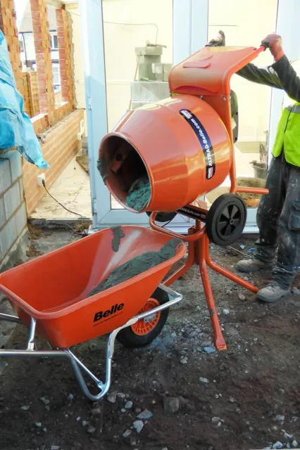 BELLE Electric Cement Mixer 240v 150 With Stand BRAND NEW FREE DELIVERY FAST 3