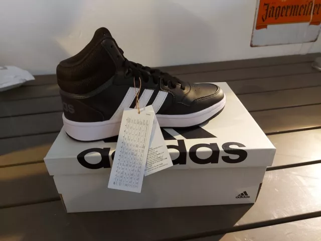 adidas HOOPS MID 3.0 K Kinder Sneaker Turnschuhe Sportschuhe GW0402 35 1/2