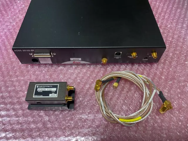 Crystal Technology AOTF 160T1-8LLC-24-1.0C & PCAOM VIS Head , Leica .