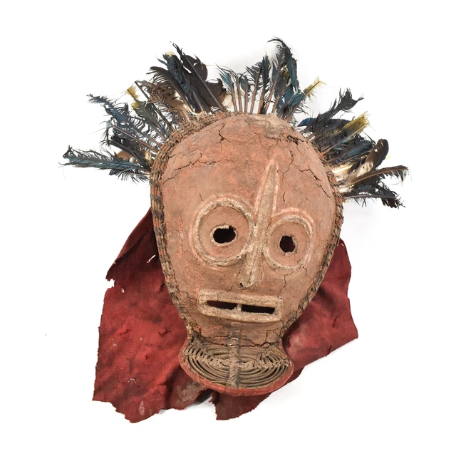 Chokwe Makeshi Mask Headdress Congo African Art