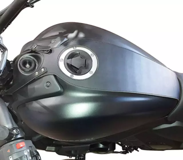 Abdeckungen Tank Abdeckung Leder Schwarz für Kawasaki vulcan S 650