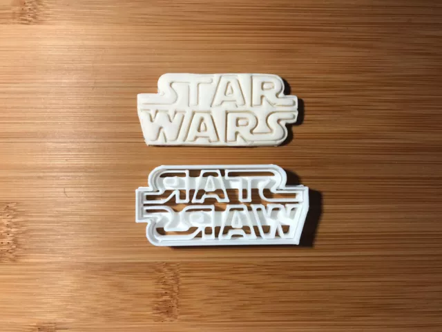 Star wars Logo Uk  Biscuit Cookie Cutter Fondant Cake Decorating