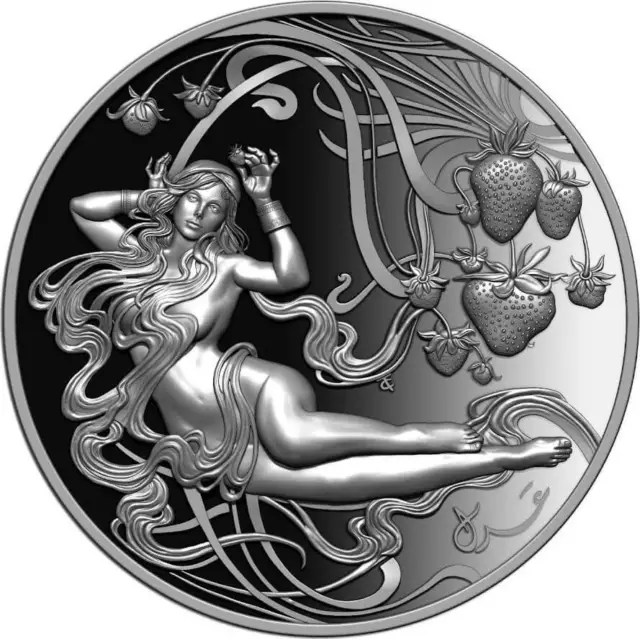 2023 Niue Justice Liberty 2oz Silver High Relief Proof Coin