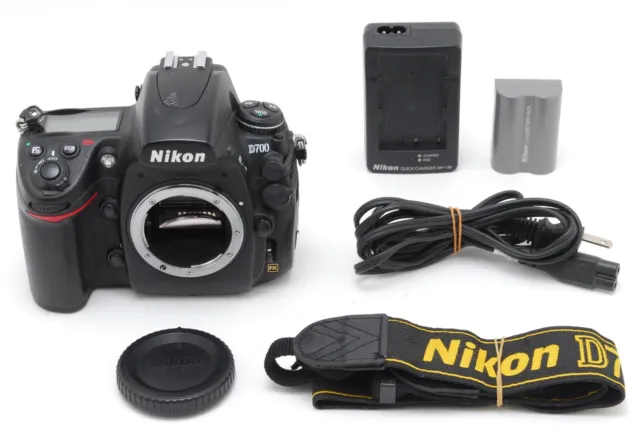 【NEAR MINT】Nikon D700 12.1 MP Digital SLR Camera - Black (Body Only) from Japan