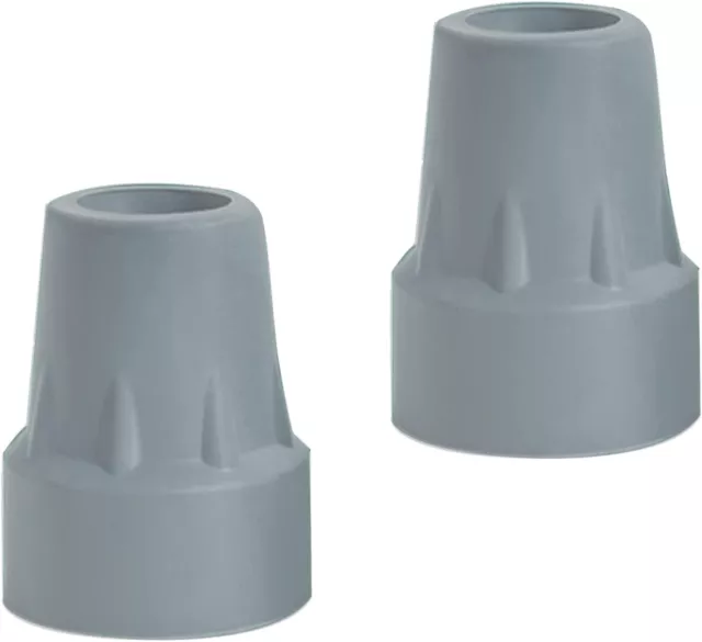 Crutch Tips, 2 Pack 7/8 inch Heavy Duty Rubber Crutch Tips Replacement Rubber