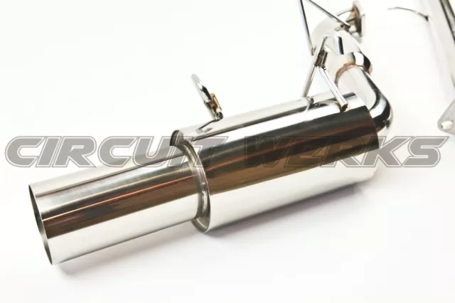 Circuit Werks B6ZE MX5 Mazda Miata Resonated Catback System Output 1.6 Polished
