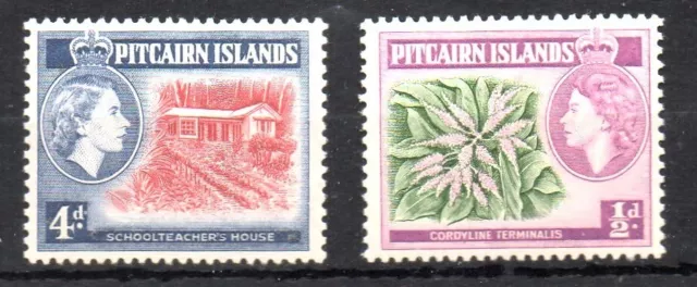 Stamps British Colonies 1958/63 Pitcairn Definitives (2v) SG23a Type II & SG33