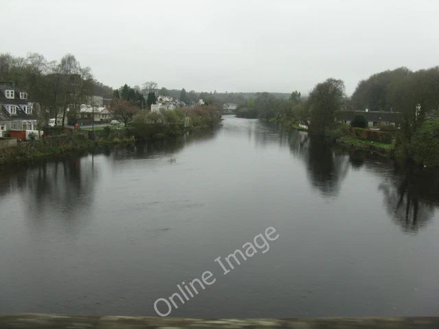 Photo 6x4 The River Cree at Newton Stewart Looking upstream towards Minni c2011