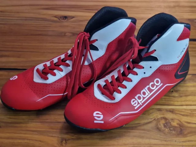 Sparco Kartschuhe K-POLE MY20 Rot Größe 43 kaum genutzt (neuwertig)