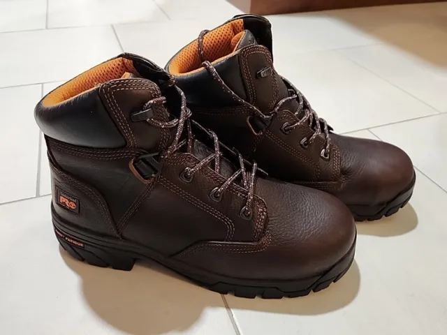 Timberland PRO Men's 6" Helix Alloy Safety Toe Work Boots 86518 Brown Size 10M