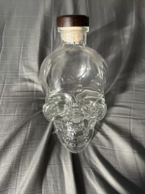Crystal Head Skull Vodka Dan Ackroyd Glass Bottle 750ml Skeleton / Liquor Empty
