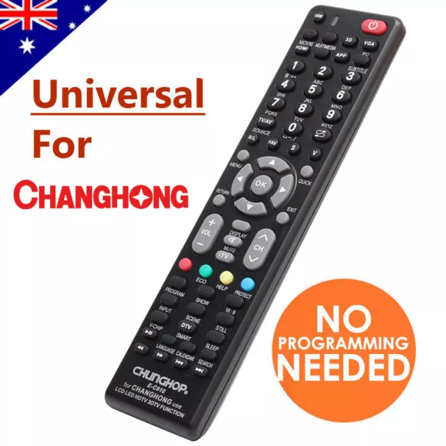 Changhong Universal Smart TV Remote Control Replacement For 3D LCD LED HD TVs