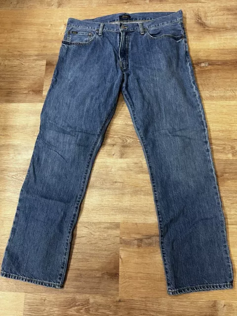 CHAPS RALPH LAUREN Mens Jeans Blue Size 33x32 Relaxed Straight