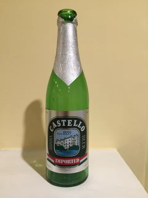 Peroni Nastro Azzurro Beer Bottle 12 oz ~ Empty Green Bottle
