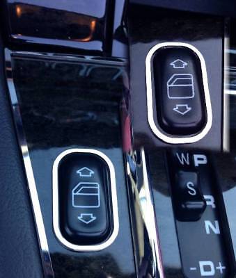 Edelstahl poliert D Mercedes W124 E Klasse Chrom Rahmen für Lichtschalter 