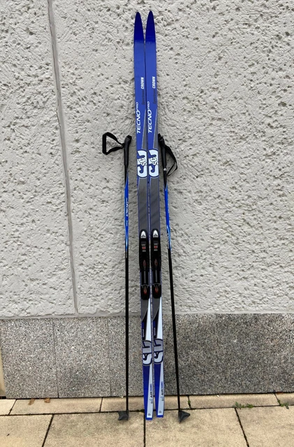 Tecno Pro Spectrum Crown Langlaufski 202 cm + NNN Bindung Langlauf Ski Skier