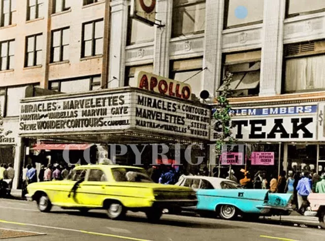 Apollo theater 1963 Harlem NY African American 8 x 10 Photo